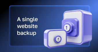 Backup for single sites is now possible in ispmanager